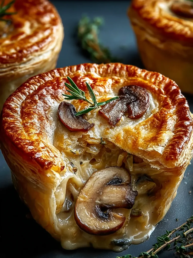 Truffle Butter Mushroom Pot Pie Recipe First Image