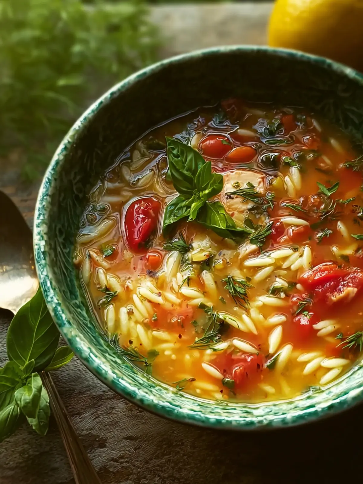 Summery Orzo Soup: A Refreshing Recipe You’ll Love! First Image