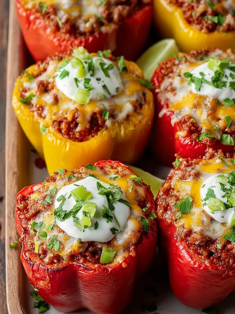 Irresistible Healthy Mexican-Style Stuffed Peppers Recipe First Image