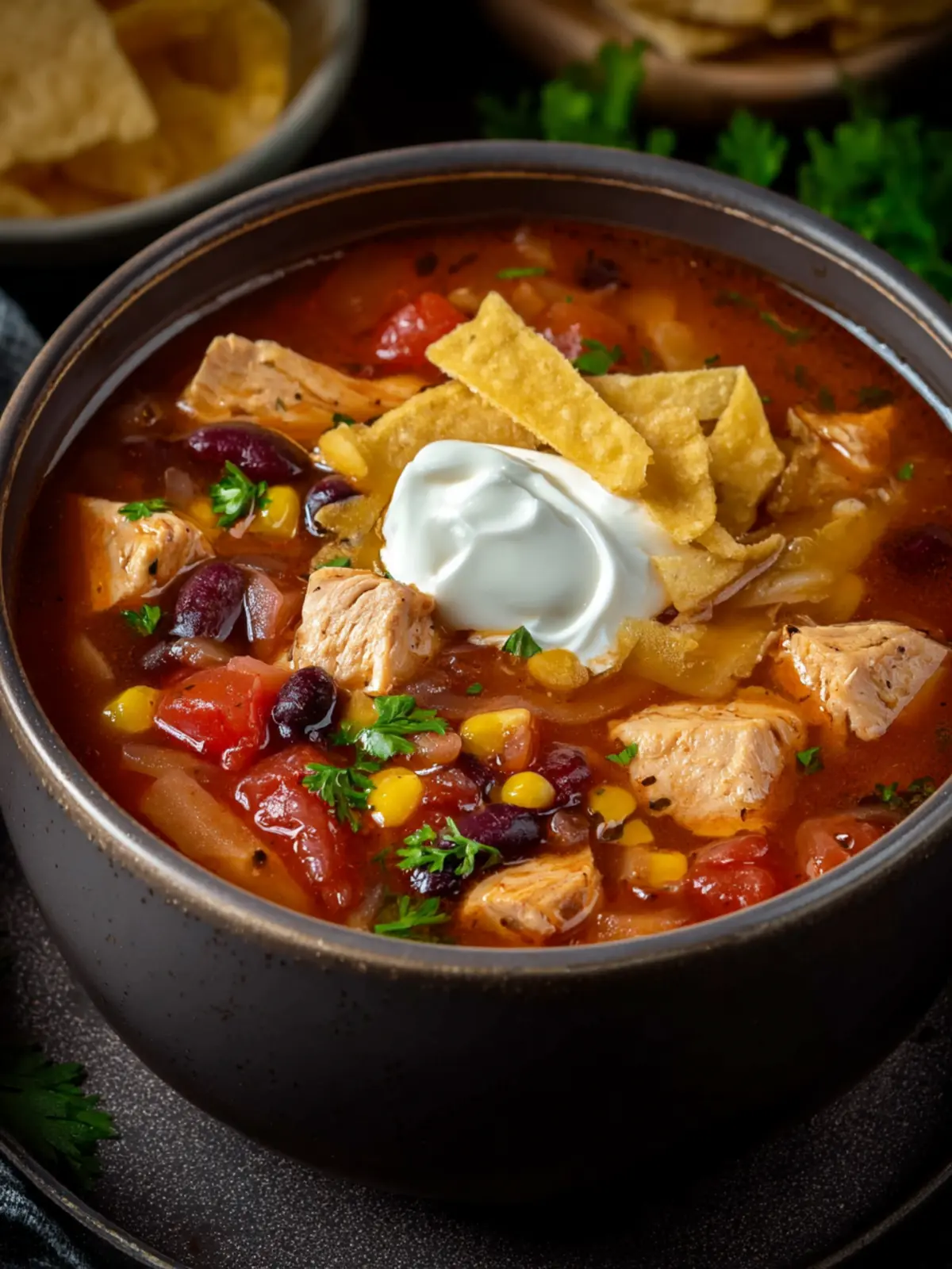 Chicken Taco Soup First Image
