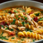 Creamy Cajun Chicken Pasta Soup: A Flavorful Delight! First Image