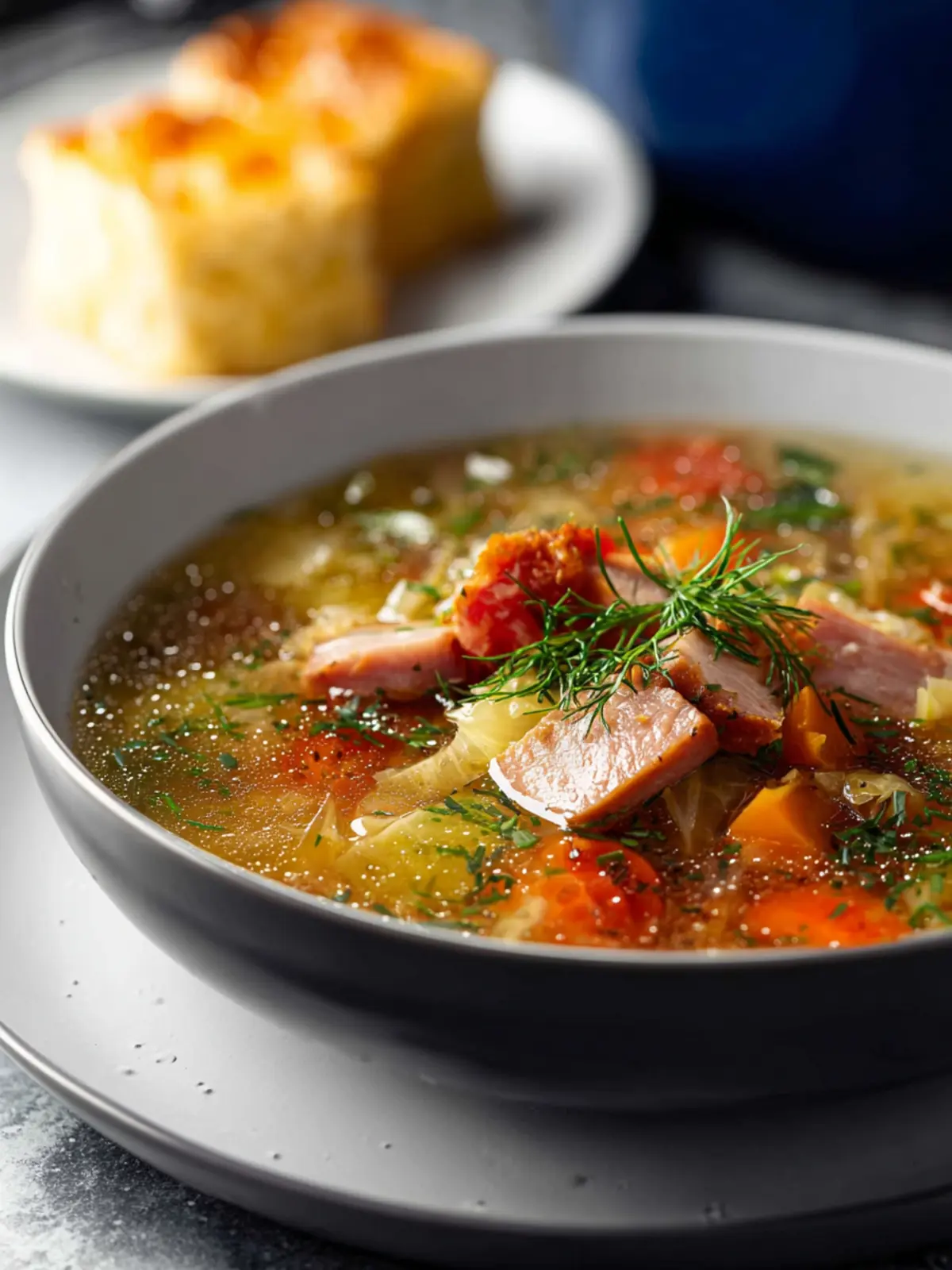 Ham and Cabbage Soup First Image