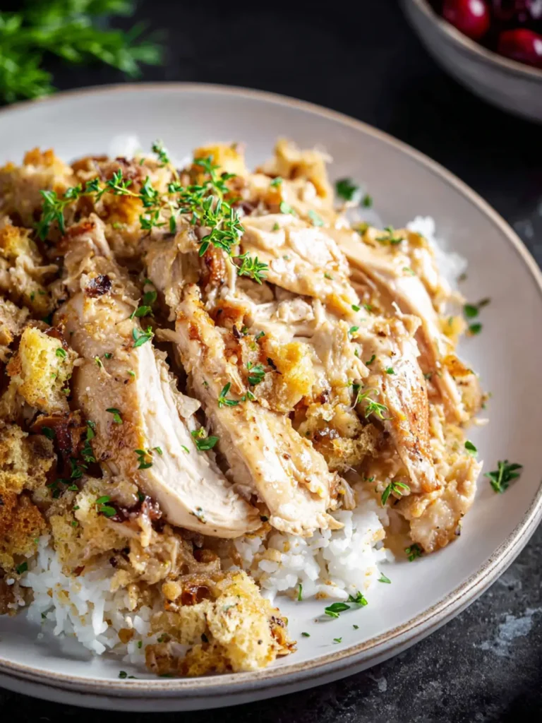 Crockpot Chicken and Stuffing First Image