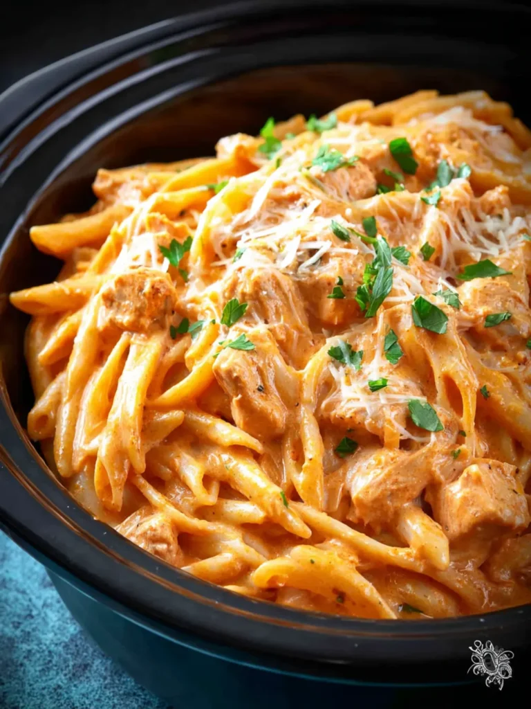 Crock Pot Buffalo Chicken Pasta First Image