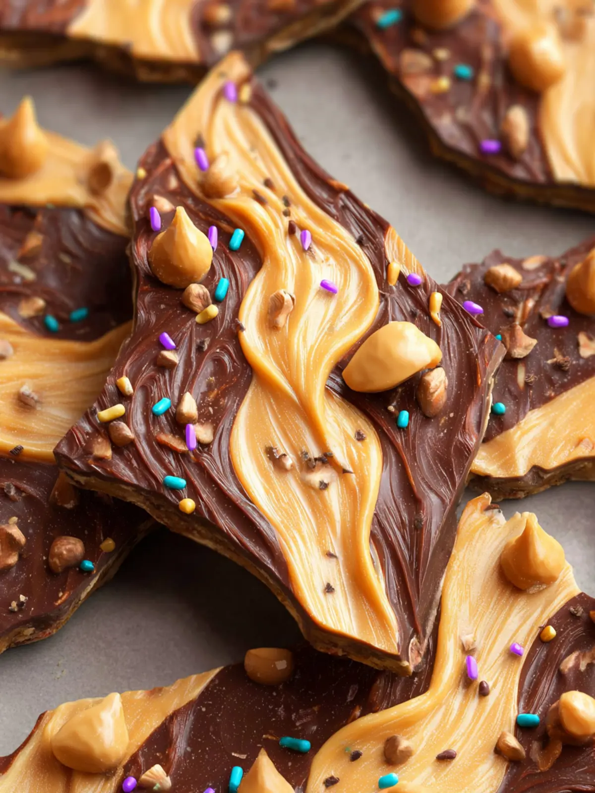Peanut Butter Chocolate Bark: The Best 4-Ingredient Treat