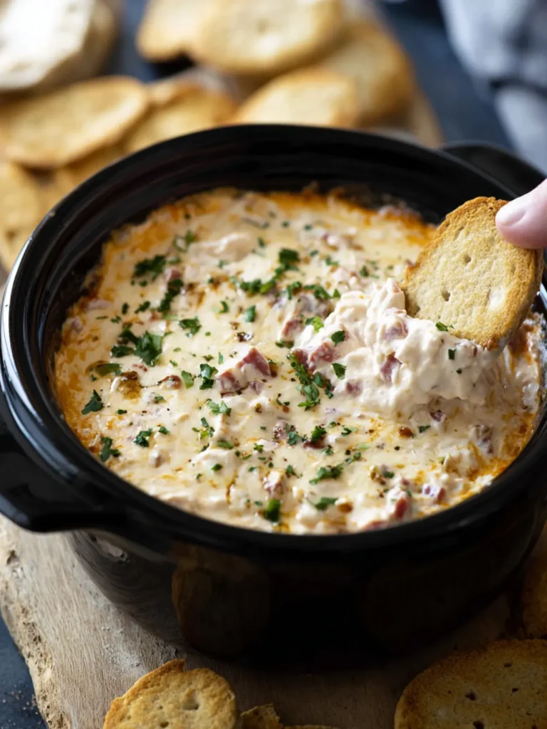 Slow Cooker Reuben Dip First Image