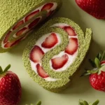 Strawberry Matcha Latte Rolls First Image