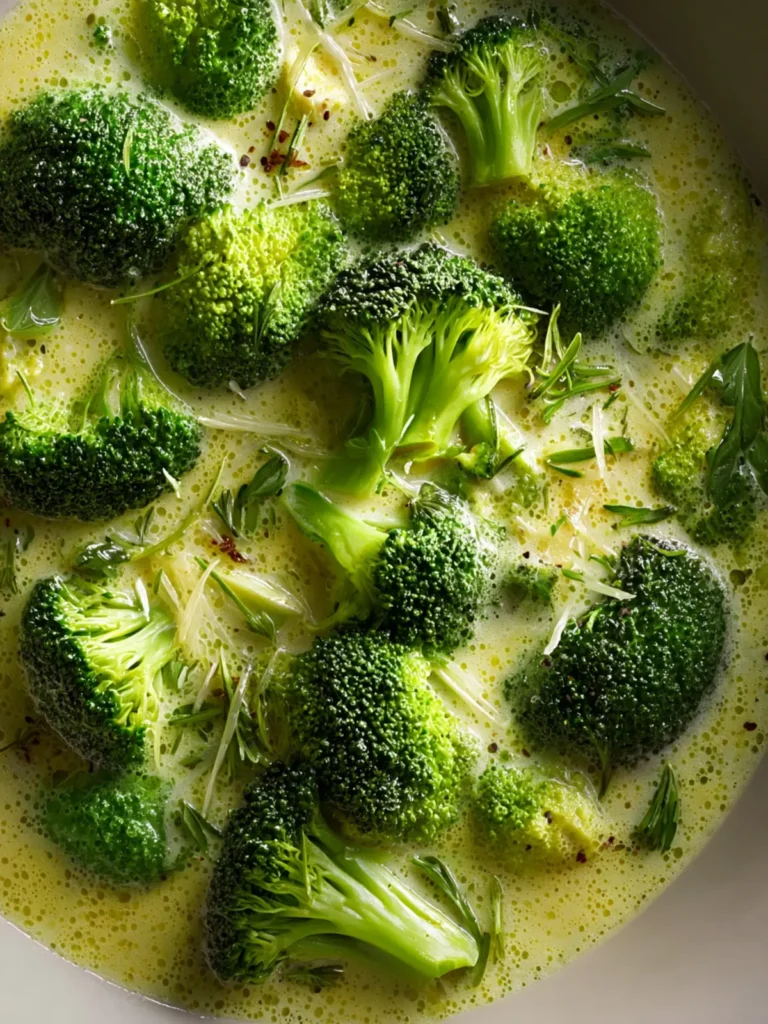 Garlic Broccoli Soup First Image