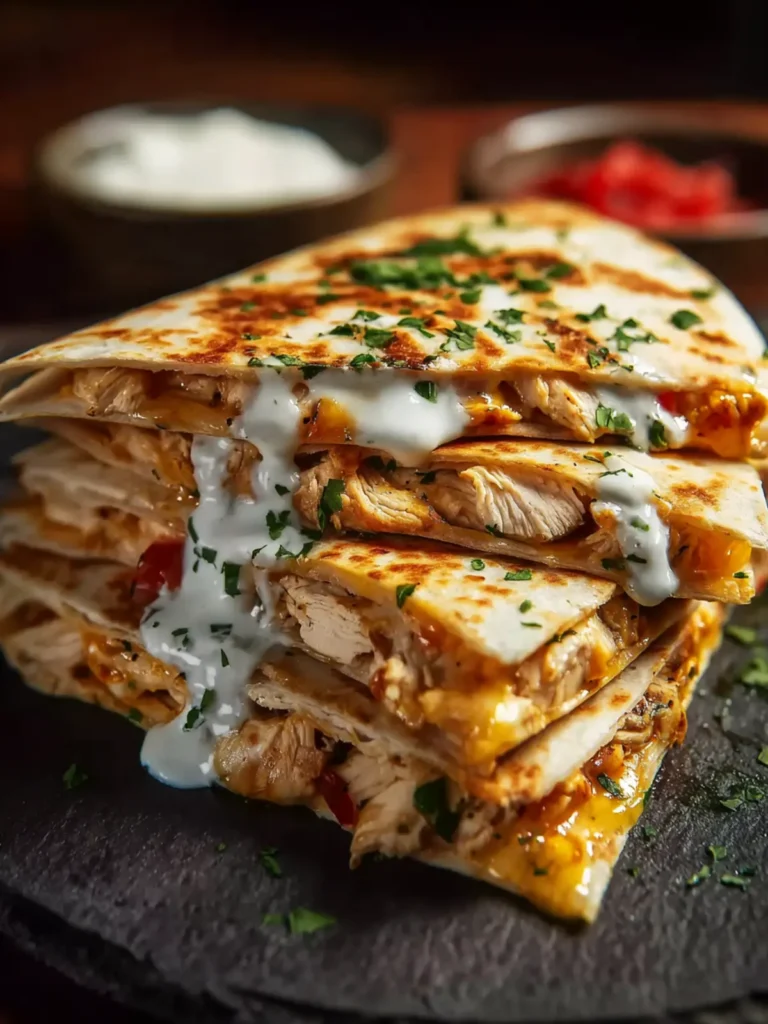 high protein chicken ranch quesadilla First Image